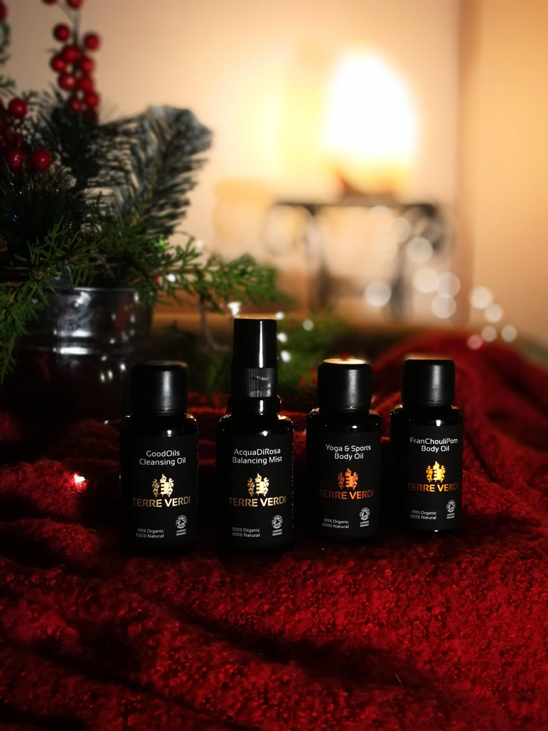Christmas Gift Set - Luxury Travel for Face&Body - Terre Verdi Organic Skincare